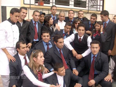 moi  avec mes potea l'école